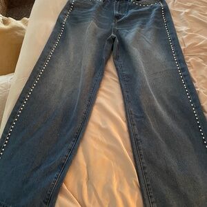 Studded jeans